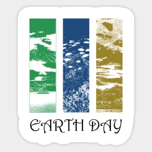Earth Day Vintage Sticker